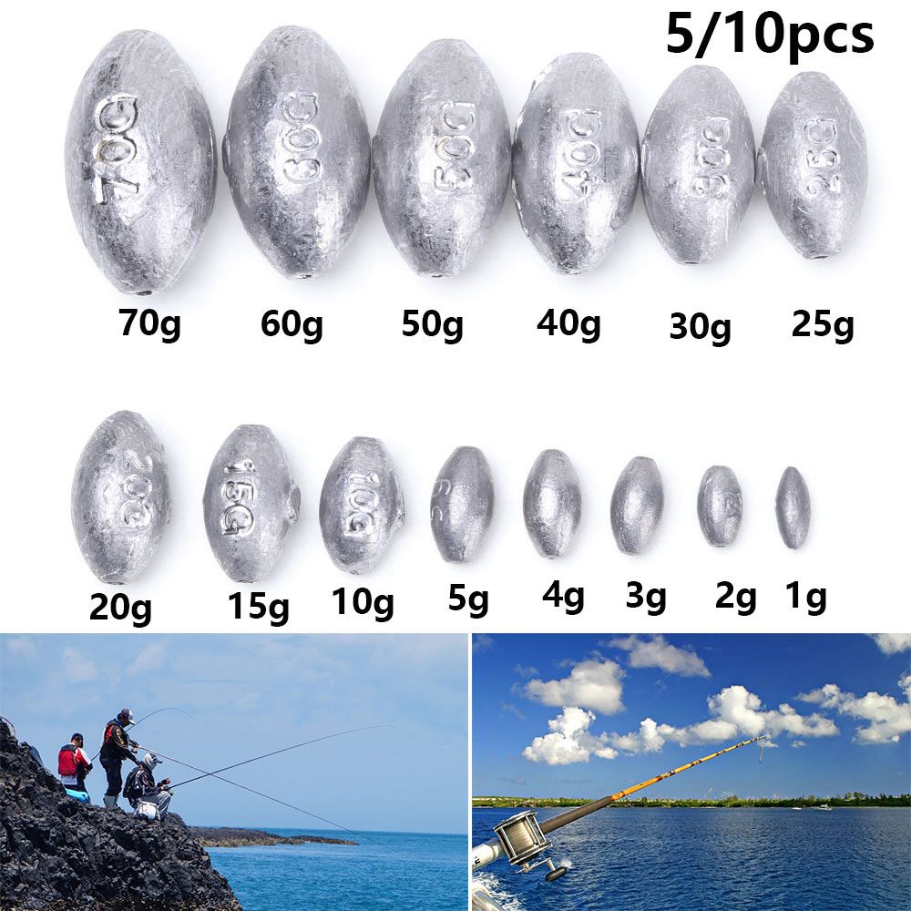 Monofilament Line - 5/10 pièces plombs de ligne de