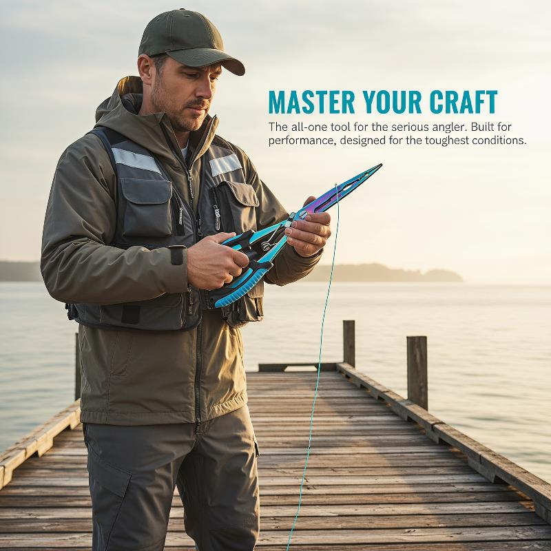 Pince de pêche allongée en aci - Saltwater Line avis et prix