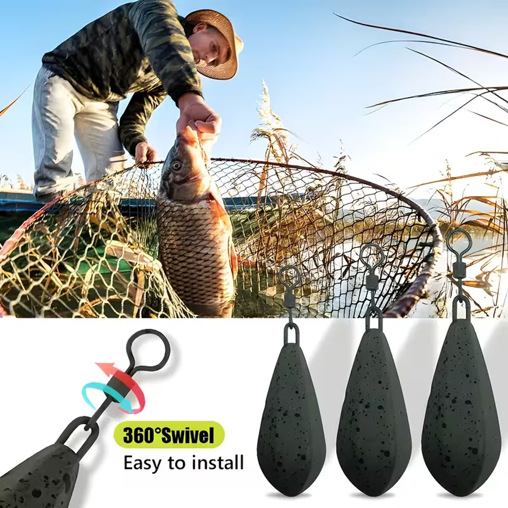 Lot de 4 poids de pêche à la c - Saltwater Line avis et prix