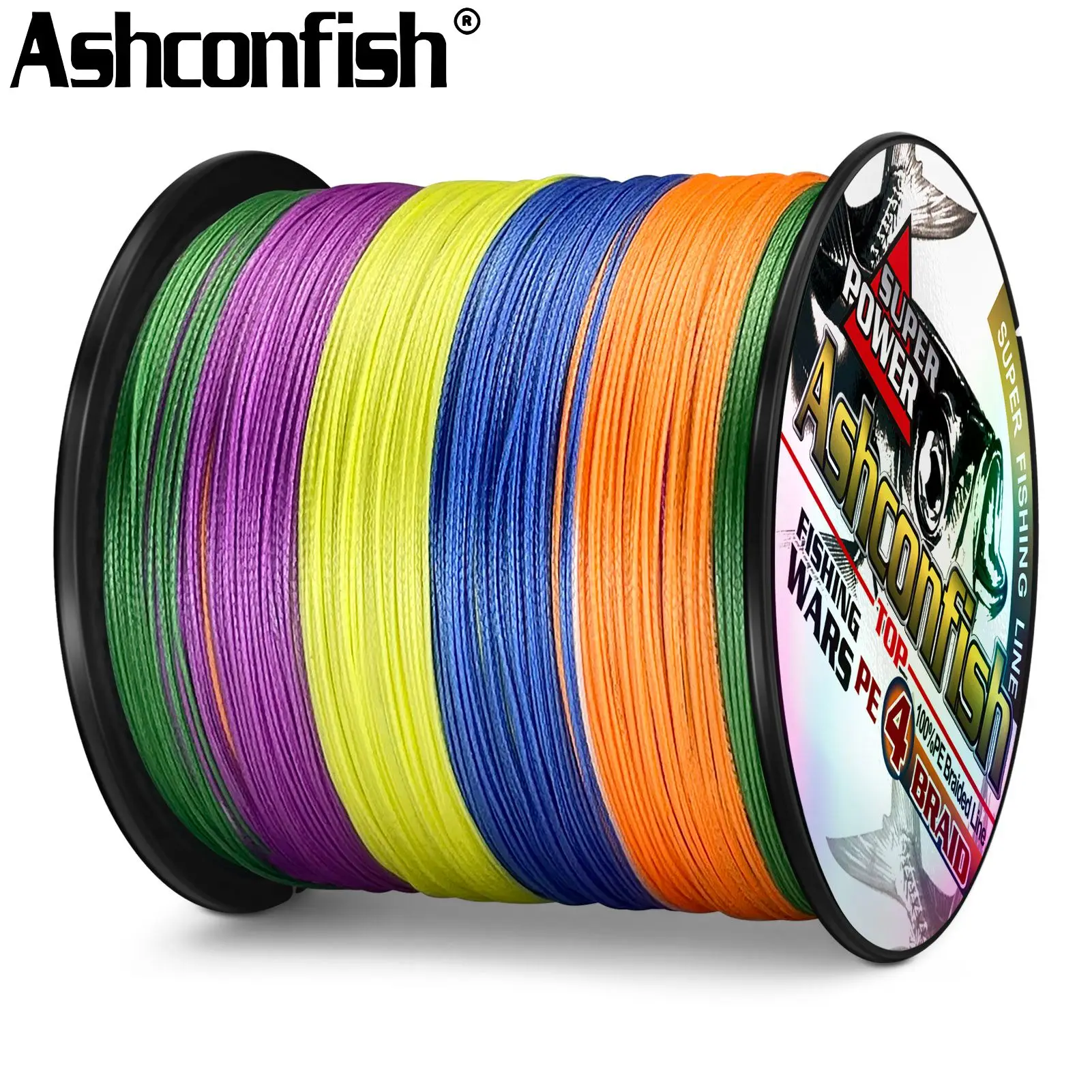 Ashconfish 500M multicolore PE - Ice Fishing Line avis et prix