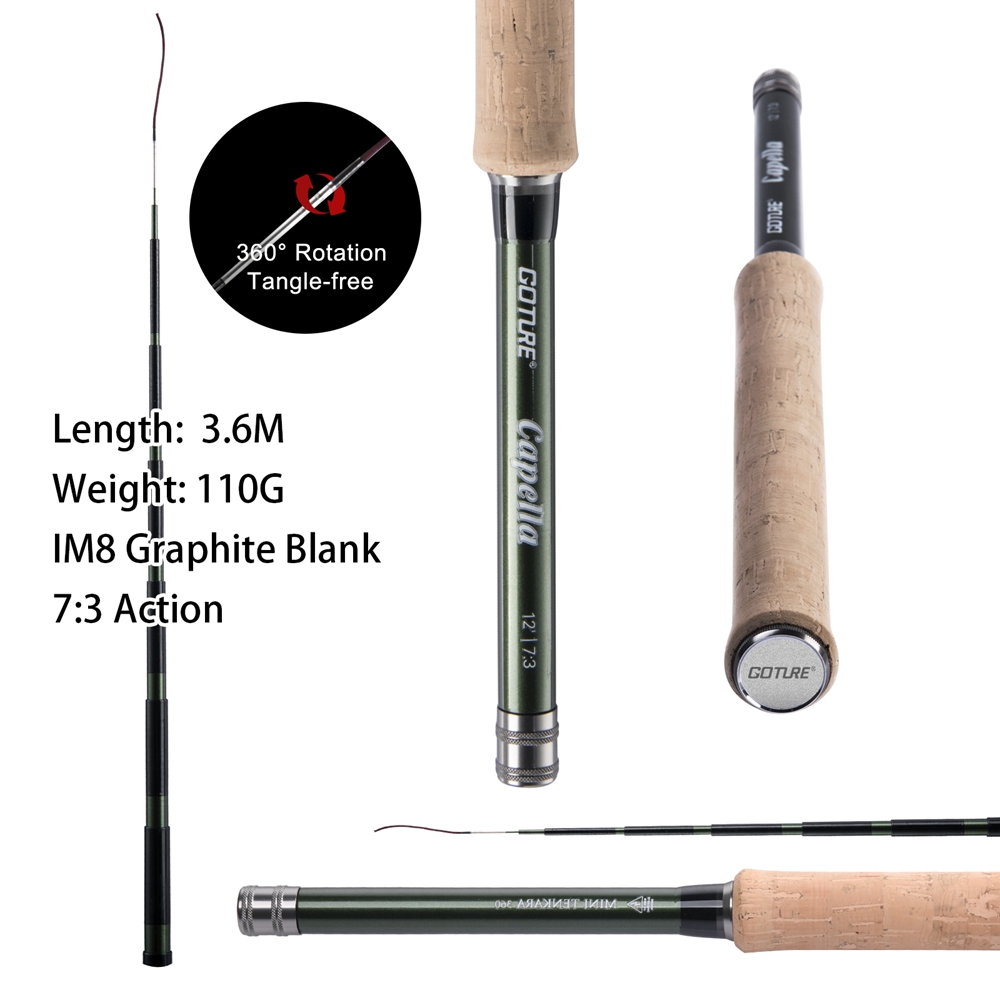 Goture Tenkara canne à pêche à - Saltwater Line avis et prix